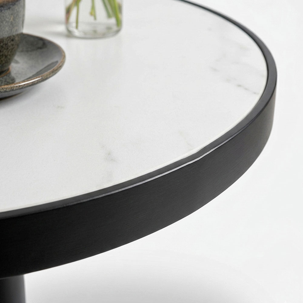 Bàn cafe tròn 60cm mặt ceramic CFD68292 Bàn cafe tròn 60cm mặt ceramic CFD68292 - hình 1