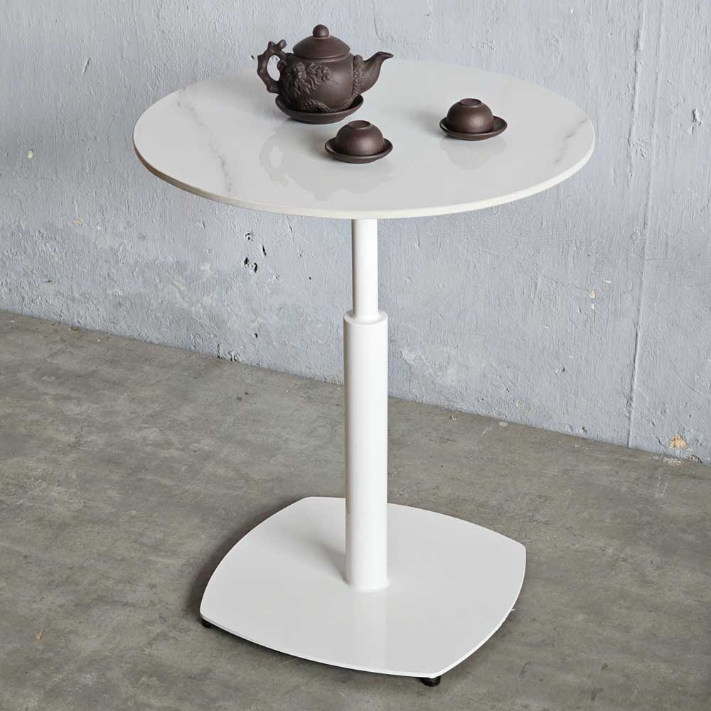 Bàn cafe tròn 60cm mặt đá ceramic CFD68238 Bàn cafe tròn 60cm mặt đá ceramic CFD68238 - hình 2