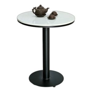 Bàn cafe tròn 60cm mặt đá chân sắt CFD68217