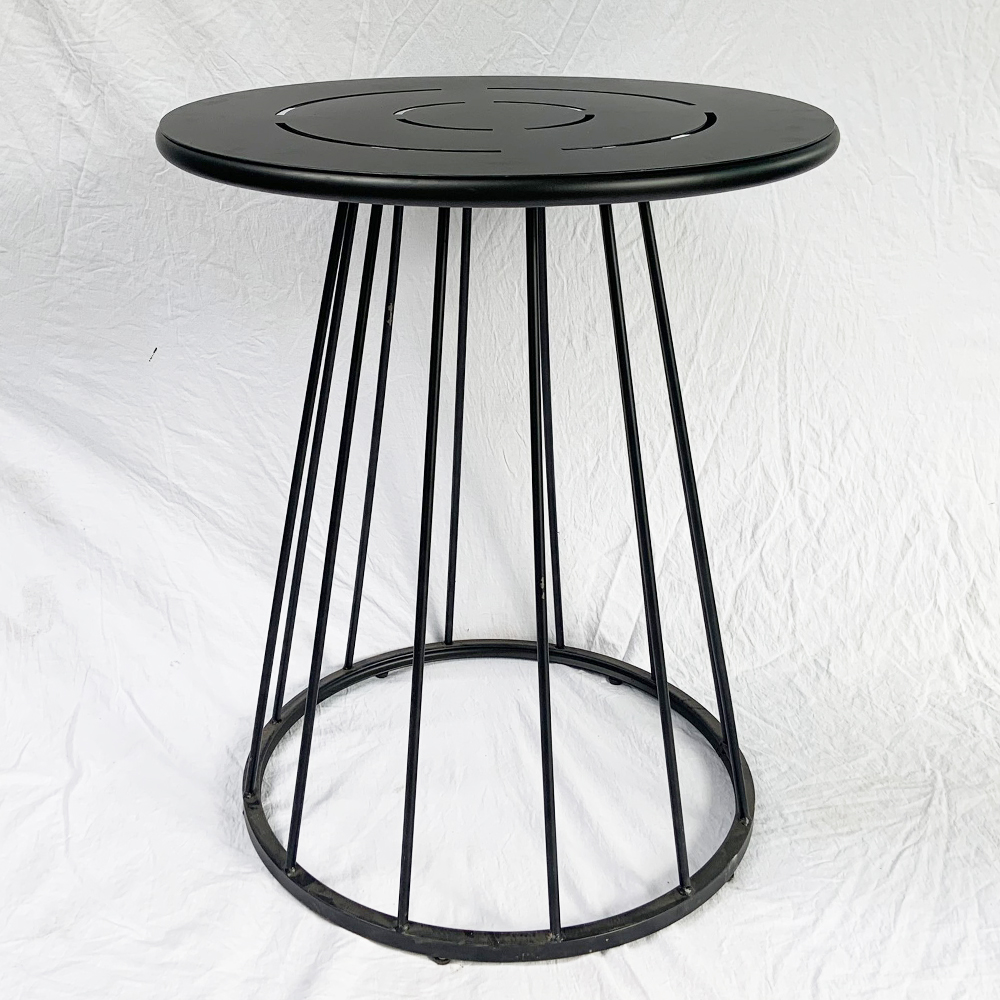 Bàn cafe tròn 60cm sắt sơn tĩnh điện CFD68115 Bàn cafe tròn 60cm sắt sơn tĩnh điện CFD68115 - hình 1