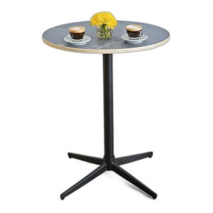 Bàn cafe tròn 60x60cm gỗ plywood vân giả đá CFD68273