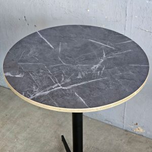 Bàn cafe tròn 60x60cm gỗ plywood vân giả đá CFD68273 - hình 1