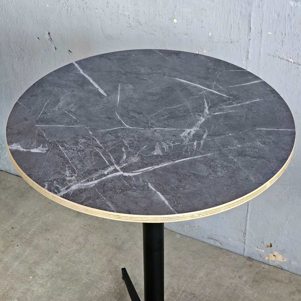 Bàn cafe tròn 60x60cm gỗ plywood vân giả đá CFD68273 Bàn cafe tròn 60x60cm gỗ plywood vân giả đá CFD68273 - hình 1