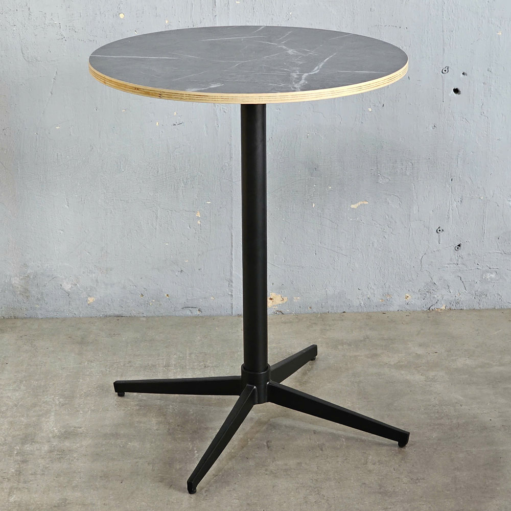 Bàn cafe tròn 60x60cm gỗ plywood vân giả đá CFD68273 Bàn cafe tròn 60x60cm gỗ plywood vân giả đá CFD68273 - hình 4