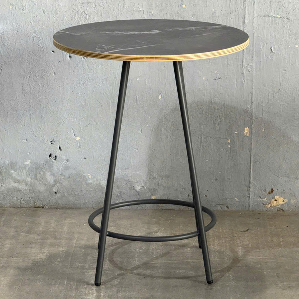 Bàn cafe tròn 60x60cm gỗ plywood vân giả đá CFD68277 Bàn cafe tròn 60x60cm gỗ plywood vân giả đá CFD68277 - hình 1