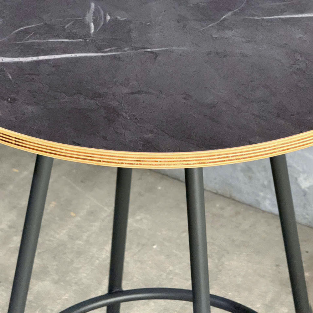 Bàn cafe tròn 60x60cm gỗ plywood vân giả đá CFD68277 Bàn cafe tròn 60x60cm gỗ plywood vân giả đá CFD68277 - hình 5