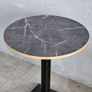 Bàn cafe tròn 60x60cm gỗ plywood vân giả đá CFD68278 - hình 1