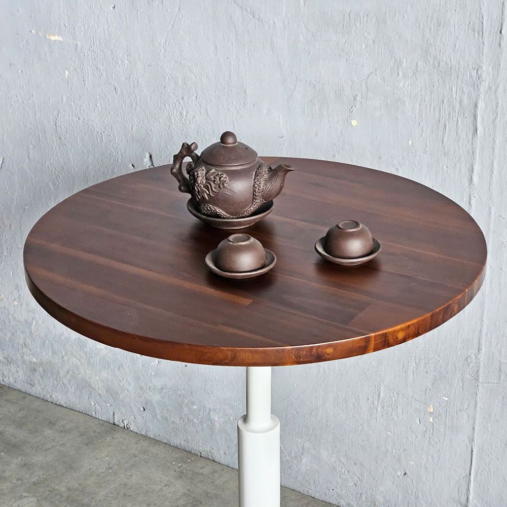 Bàn cafe tròn 60x60cm gỗ tràm CFD68239 Bàn cafe tròn 60x60cm gỗ tràm CFD68239 - hình 3