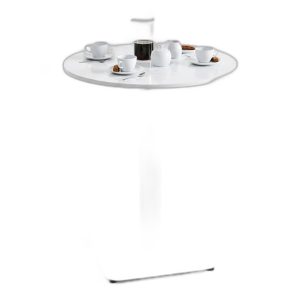 Bàn cafe tròn 60x60cm mặt đá chân sắt CFD68280