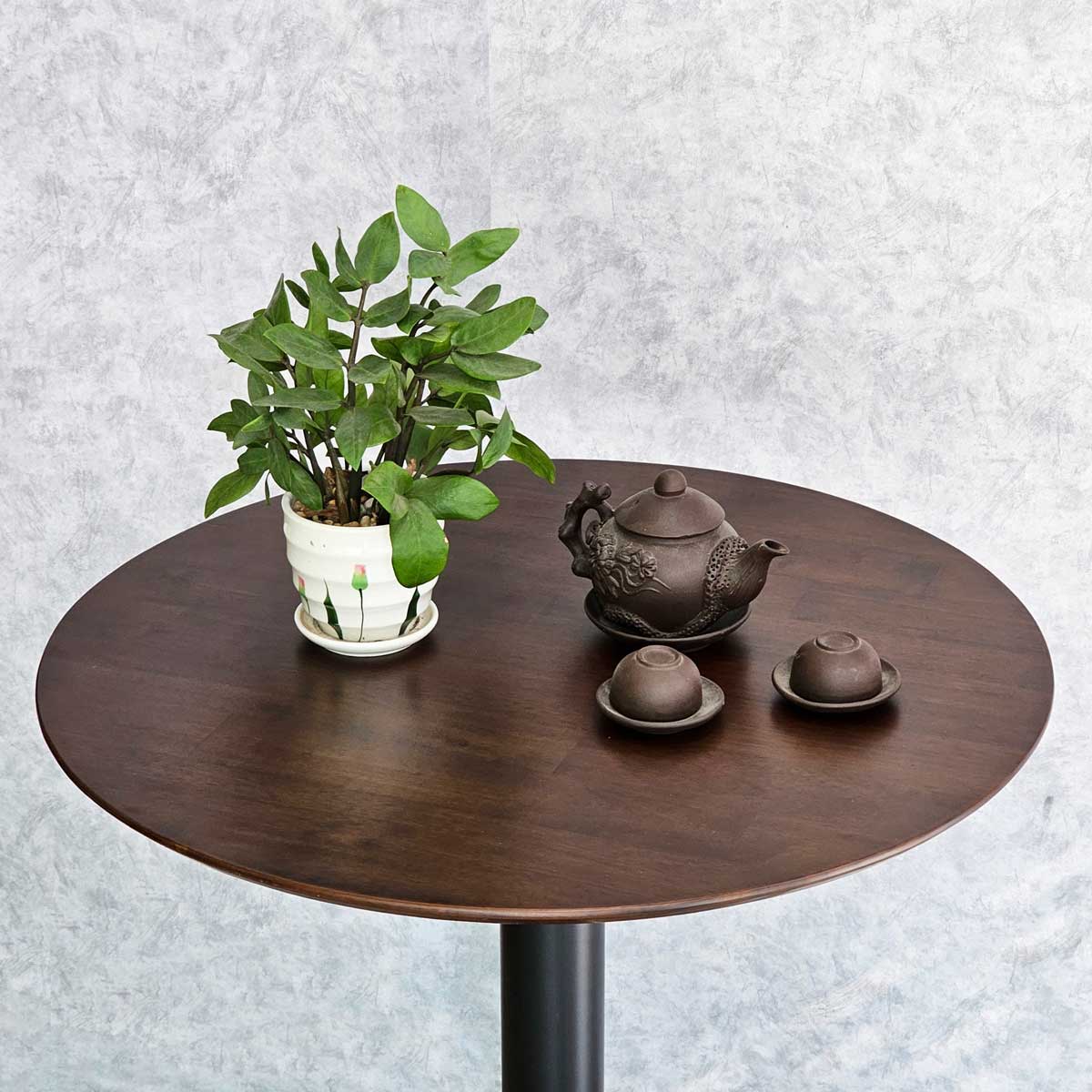 Bàn cafe tròn 70cm gỗ cao su chân sắt hình sao CFD68213 Bàn cafe tròn 70cm gỗ cao su chân sắt hình sao CFD68213 - hình 5