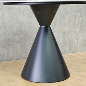 Bàn cafe tròn 90cm mặt ceramic chân sắt CFD68290 - hình 1