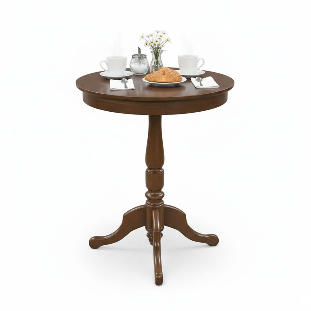 Bàn cafe tròn chân gỗ tiện Rustic CFD68215 Bàn cafe tròn chân gỗ tiện Rustic CFD68215 - hình 3
