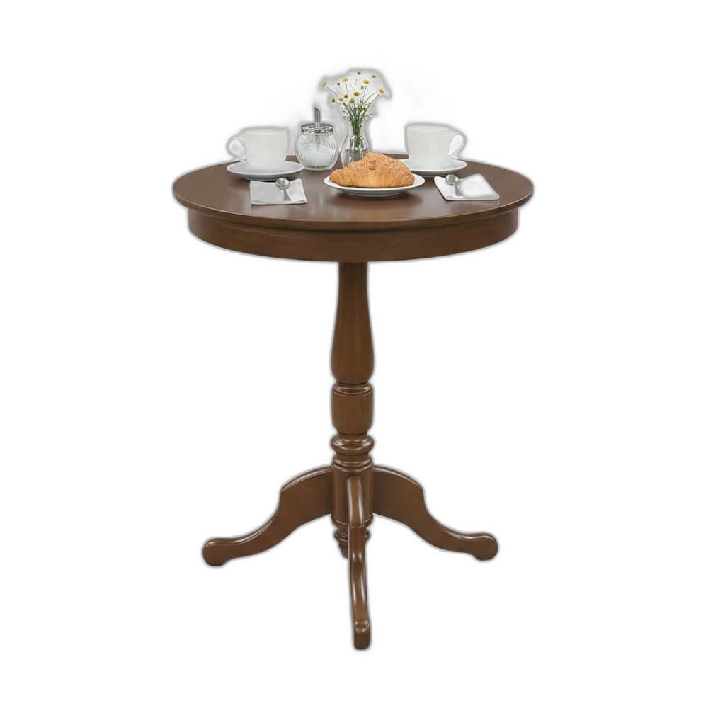 Bàn cafe tròn chân Rustic gỗ cao su CFD68282 Bàn cafe tròn chân Rustic gỗ cao su CFD68282