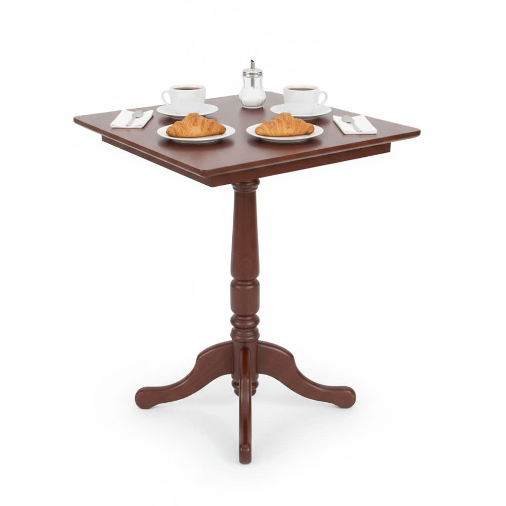 Bàn cafe tròn chân Rustic gỗ cao su CFD68282 Bàn cafe tròn chân Rustic gỗ cao su CFD68282 - hình 3