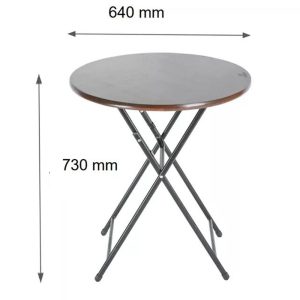 Bàn cafe tròn ngoài trời gấp gọn Patio CFD68058 - hình 1