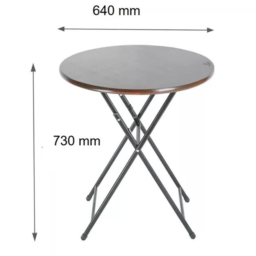 Bàn cafe tròn ngoài trời gấp gọn Patio CFD68058 Bàn cafe tròn ngoài trời gấp gọn Patio CFD68058 - hình 1