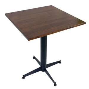 Bàn cafe vuông 60cm gỗ cao su chân sắt CFD68108 - hình 1