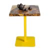 Bàn cafe vuông 60cm gỗ me tây nguyên tấm CFD68225