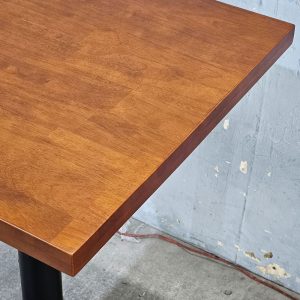 Bàn cafe vuông 60x60cm ghép mặt gỗ cao su CFD68288 - hình 1