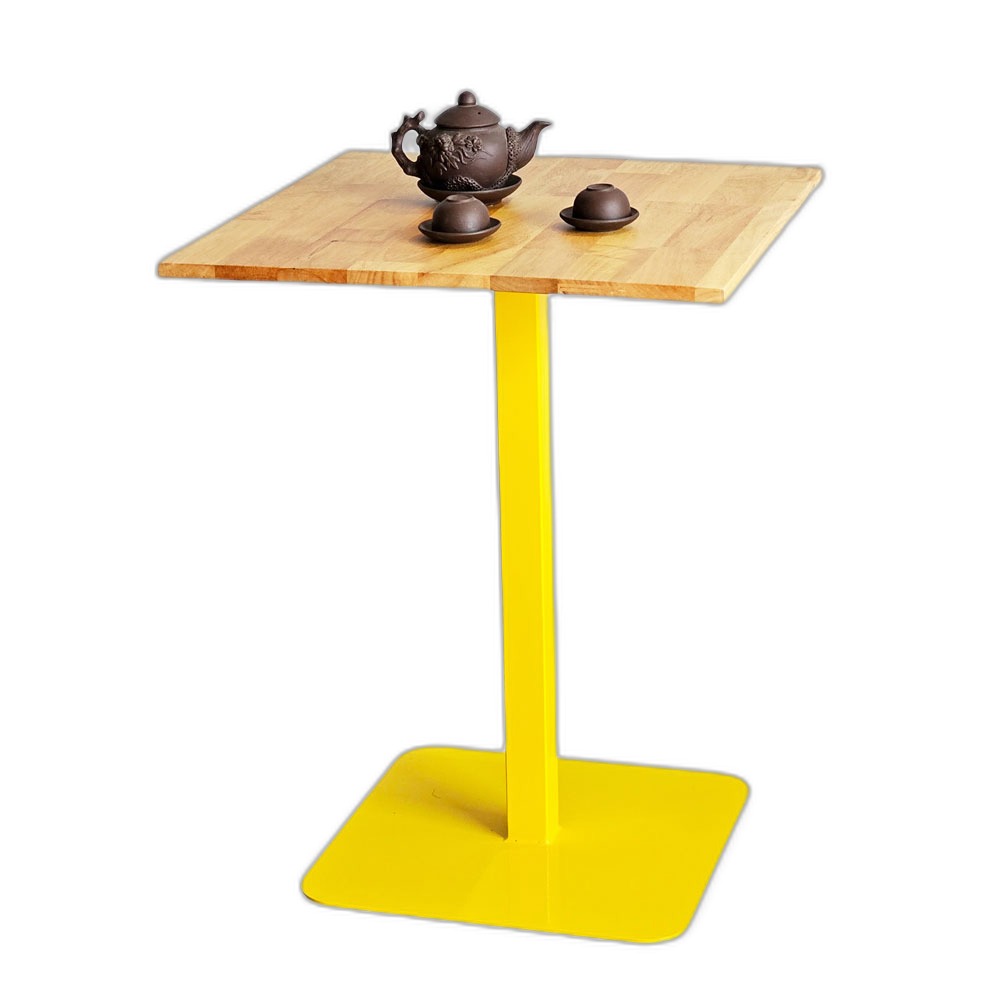 Bàn cafe vuông 60x60cm gỗ cao su CFD68227 Bàn cafe vuông 60x60cm gỗ cao su CFD68227