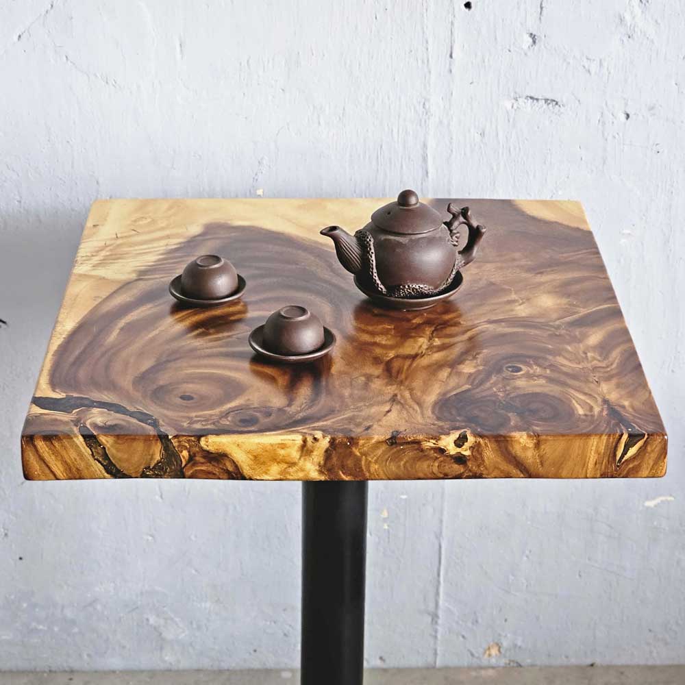 Bàn cafe vuông 60x60cm gỗ me tây chân đúc nghệ thuật CFD68234 Bàn cafe vuông 60x60cm gỗ me tây chân đúc nghệ thuật CFD68234 - hình 2