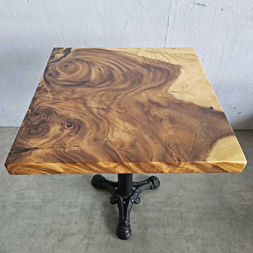 Bàn cafe vuông 60x60cm gỗ me tây chân đúc nghệ thuật CFD68234 Bàn cafe vuông 60x60cm gỗ me tây chân đúc nghệ thuật CFD68234 - hình 5