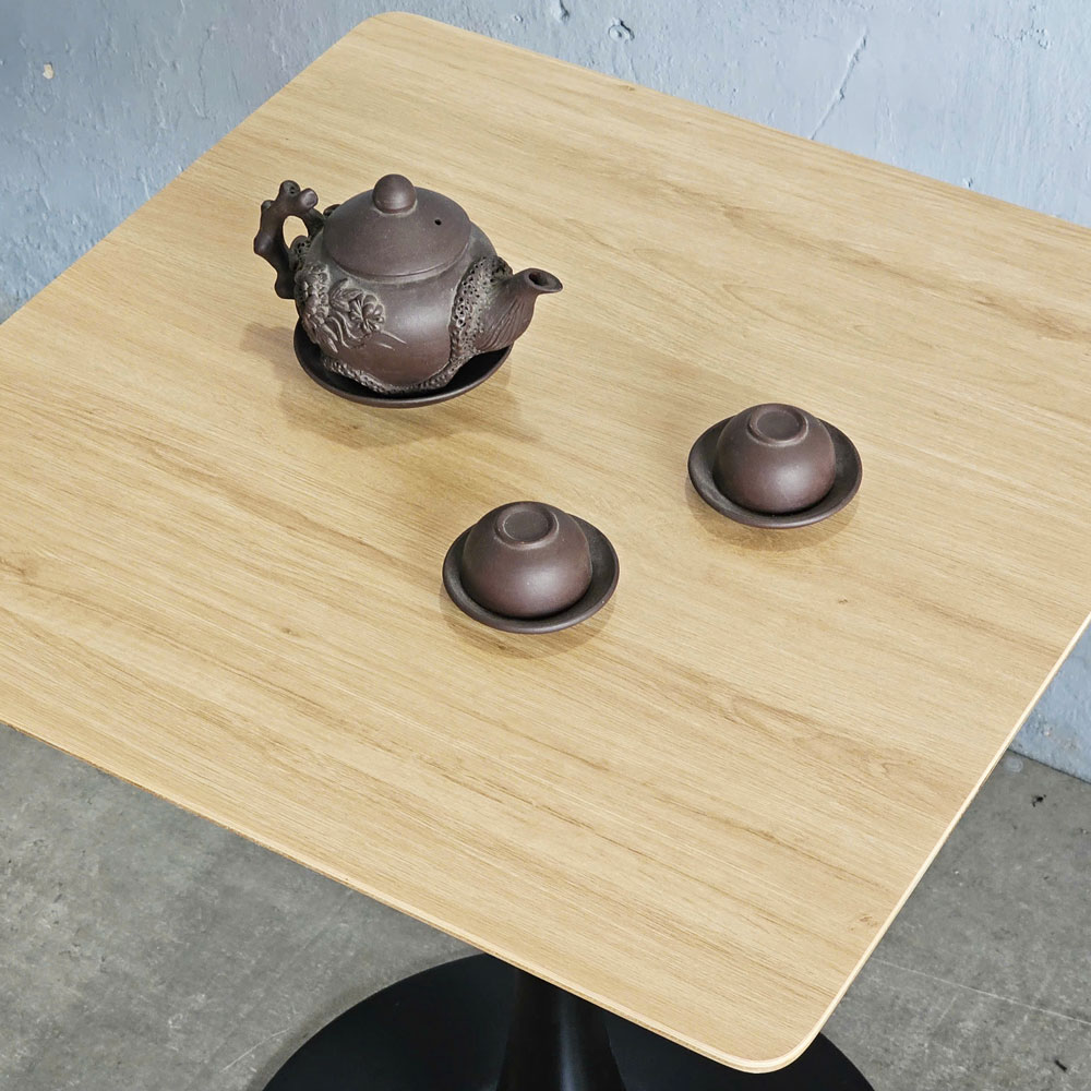 Bàn cafe vuông 60x60cm gỗ plywood chân sắt Tolix CFD68254 Bàn cafe vuông 60x60cm gỗ plywood chân sắt Tolix CFD68254 - hình 1