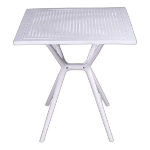 Bàn cafe vuông 70cm nhựa đúc nhiều màu