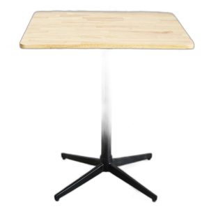 Bàn cafe vuông 70x70cm gỗ cao su CFD68272