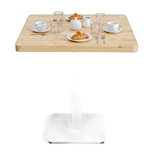 Bàn cafe vuông 70x70cm gỗ cao su CFD68279