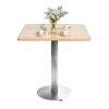 Bàn cafe vuông 70x70cm gỗ cao su CFD68287
