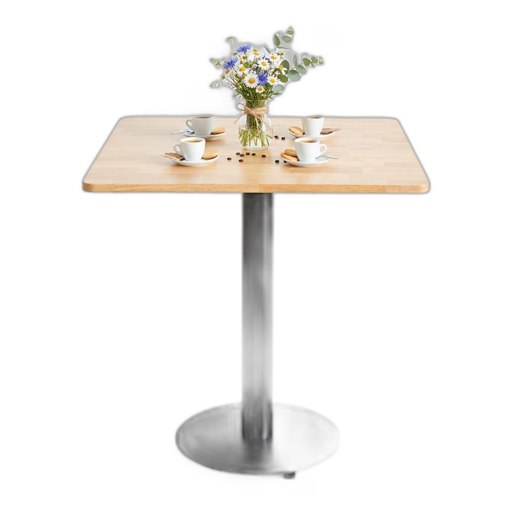 Bàn cafe vuông 70x70cm gỗ cao su CFD68287 Bàn cafe vuông 70x70cm gỗ cao su CFD68287