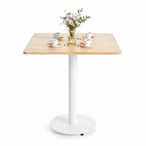 Bàn cafe vuông 70x70cm gỗ cao su CFD68287 - hình 1