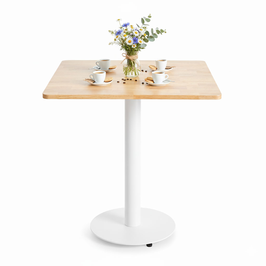 Bàn cafe vuông 70x70cm gỗ cao su CFD68287 Bàn cafe vuông 70x70cm gỗ cao su CFD68287 - hình 1