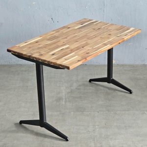 Bàn chữ nhật 120x70cm gỗ tràm chân sắt BA68240 - hình 1