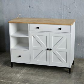 Bàn đảo bếp 104x41x80cm gỗ cao su - hình 1