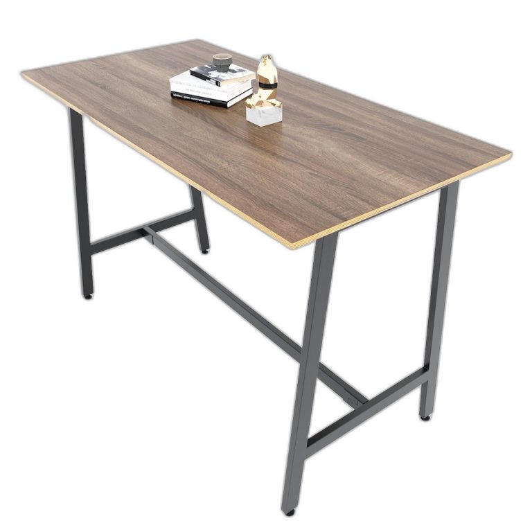 Trang chủ Bàn đứng 160x80x105cm gỗ Plywood phủ melamin chân sắt lắp ráp STD68035