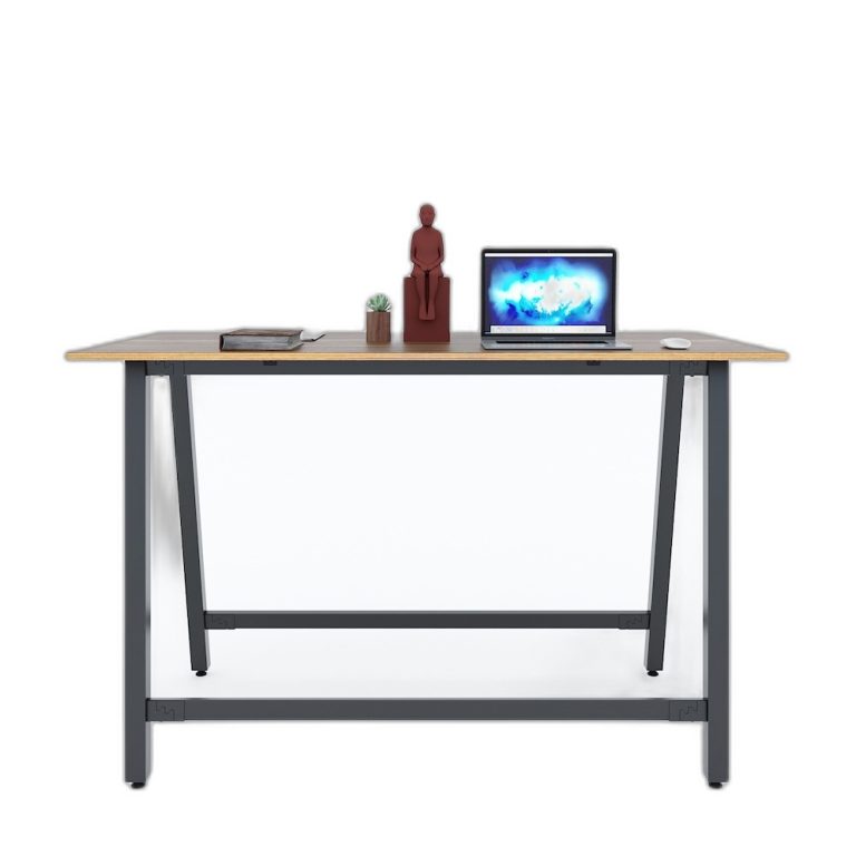 Trang chủ Bàn Đứng Làm Việc Nhóm 4 Người Ván Plywood Chân Sắt STD68037