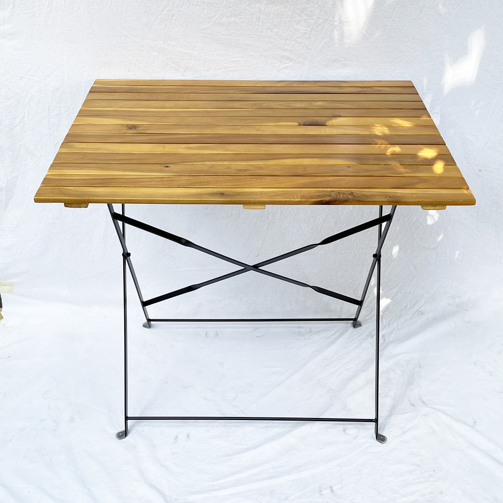 Bàn gấp gọn ngoài trời 60x80cm mặt gỗ tràm CFD68092 Bàn gấp gọn ngoài trời 60x80cm mặt gỗ tràm CFD68092 - hình 2