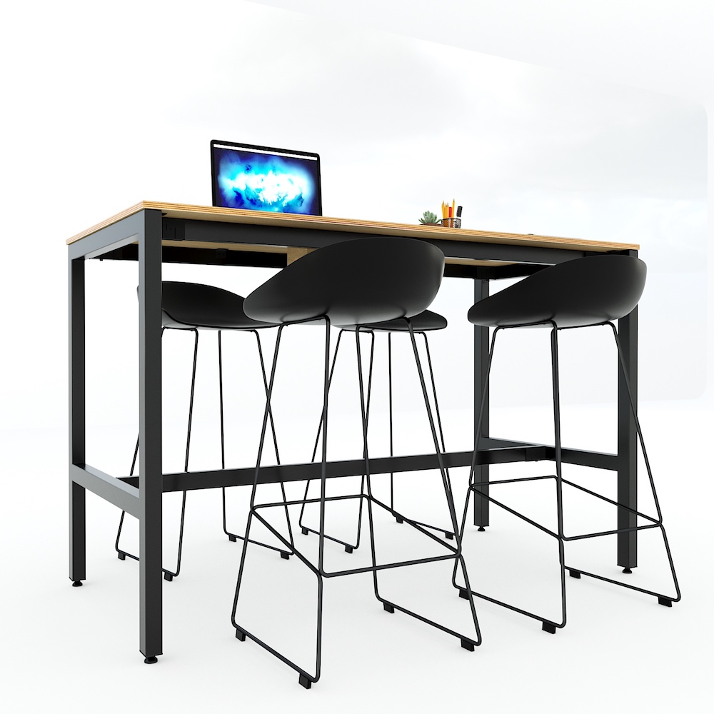 Bàn Họp Đứng Nhóm 4 Người Ván Plywood Chân Sắt Lắp Ráp STD68039 Bàn Họp Đứng Nhóm 4 Người Ván Plywood Chân Sắt Lắp Ráp STD68039 - hình 5