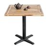 Bàn ngoài trời 70x70cm gỗ tràm chân sắt đúc CFD68258