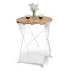 Bàn ngoài trời gấp gọn SHEFIELD 60x60cm gỗ tràm
