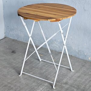Bàn ngoài trời gấp gọn SHEFIELD 60x60cm gỗ tràm - hình 1