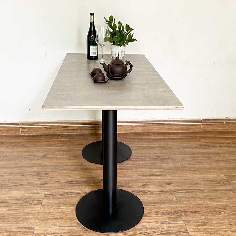 Bàn nhà hàng cafe gỗ Plywood 2 chân trụ CFD68159 Bàn nhà hàng cafe gỗ Plywood 2 chân trụ CFD68159 - hình 4