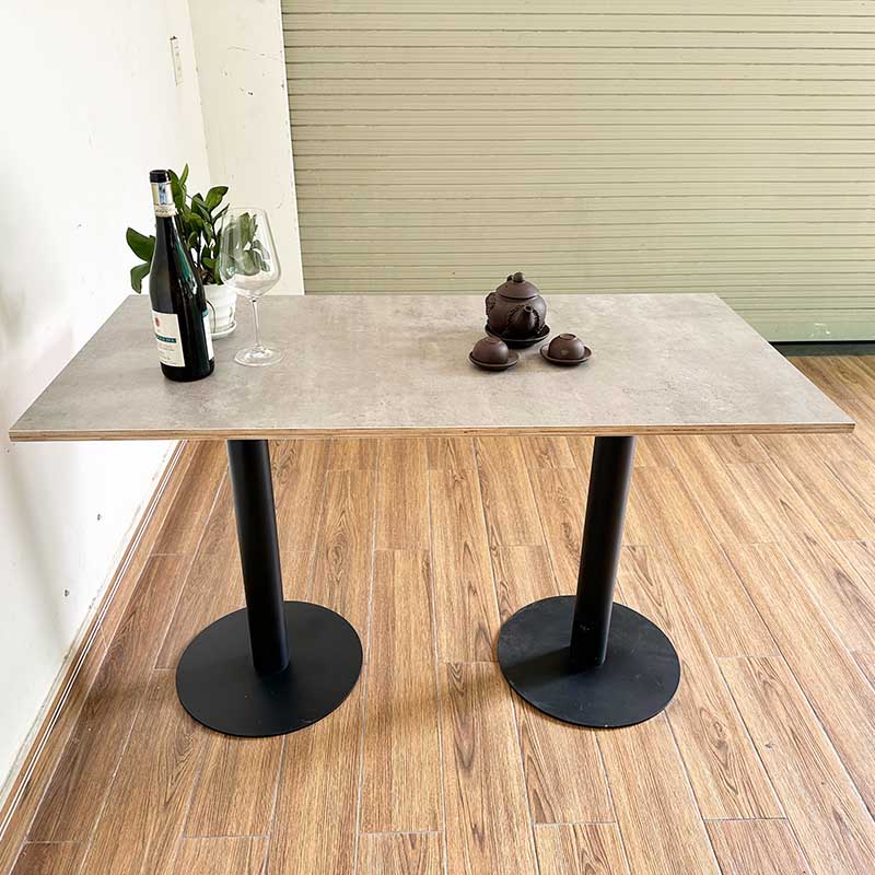 Bàn nhà hàng cafe gỗ Plywood 2 chân trụ CFD68159 Bàn nhà hàng cafe gỗ Plywood 2 chân trụ CFD68159 - hình 5