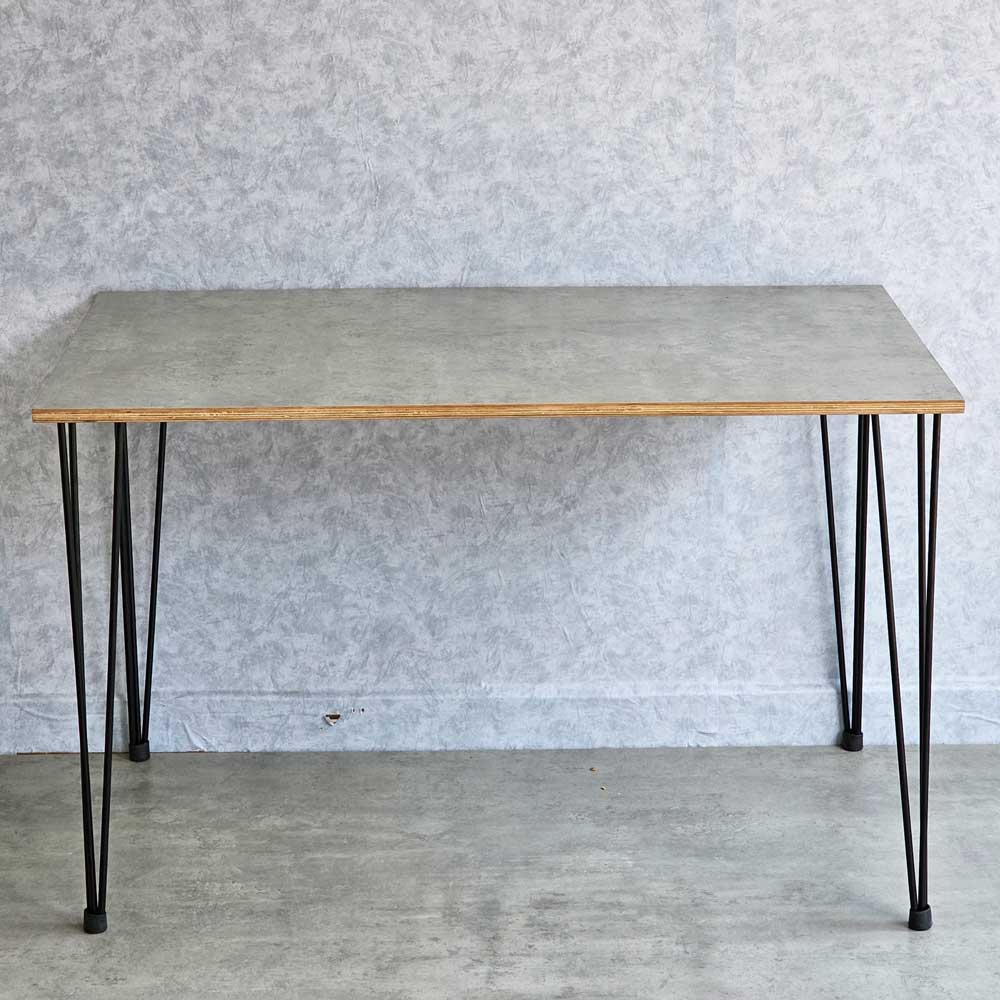 Bàn quán ăn cafe 120x70cm gỗ plywood chân sắt Hairpin CFD68200 Bàn quán ăn cafe 120x70cm gỗ plywood chân sắt Hairpin CFD68200 - hình 3