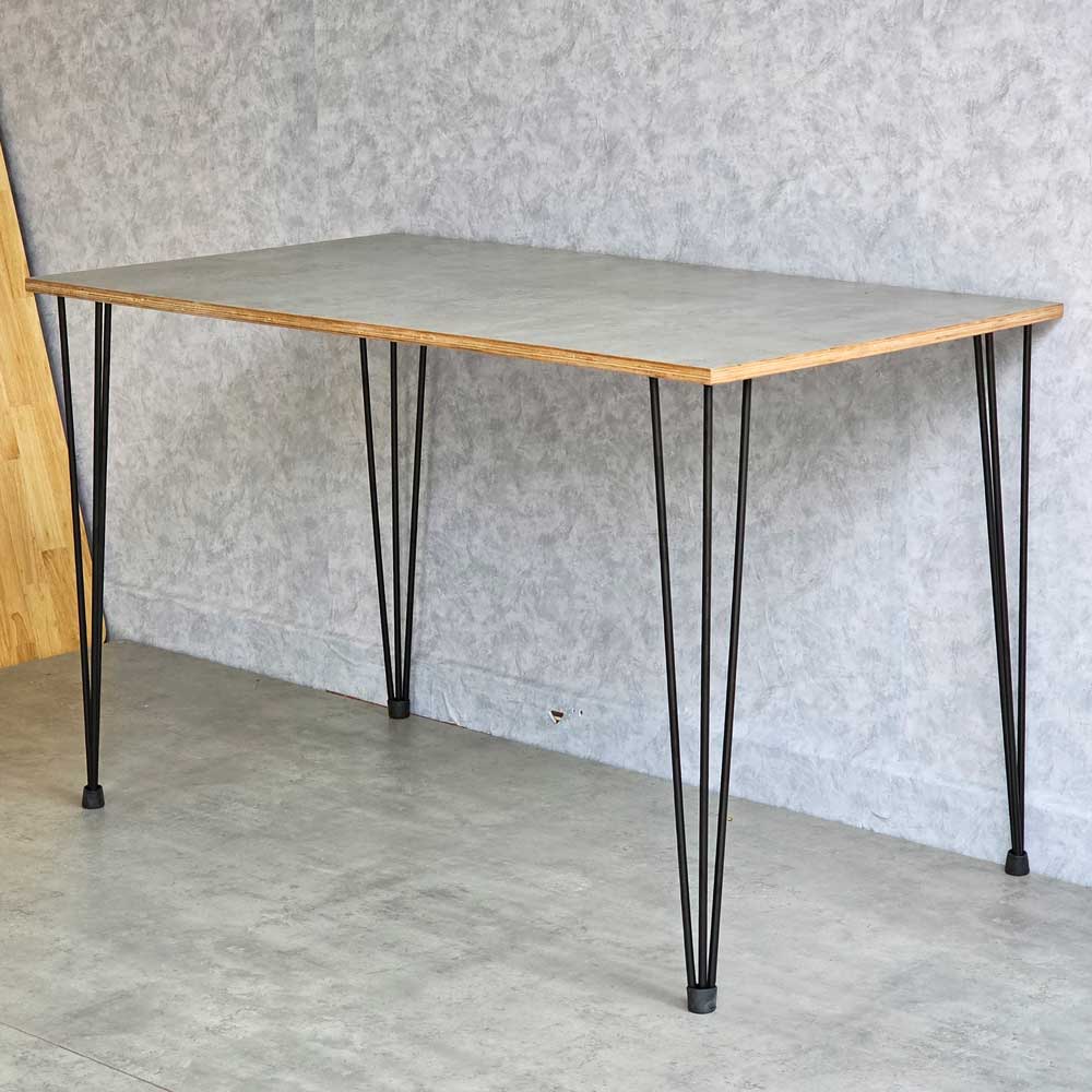 Bàn quán ăn cafe 120x70cm gỗ plywood chân sắt Hairpin CFD68200 Bàn quán ăn cafe 120x70cm gỗ plywood chân sắt Hairpin CFD68200 - hình 4