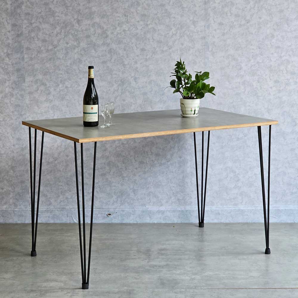 Bàn quán ăn cafe 120x70cm gỗ plywood chân sắt Hairpin CFD68200 Bàn quán ăn cafe 120x70cm gỗ plywood chân sắt Hairpin CFD68200 - hình 5