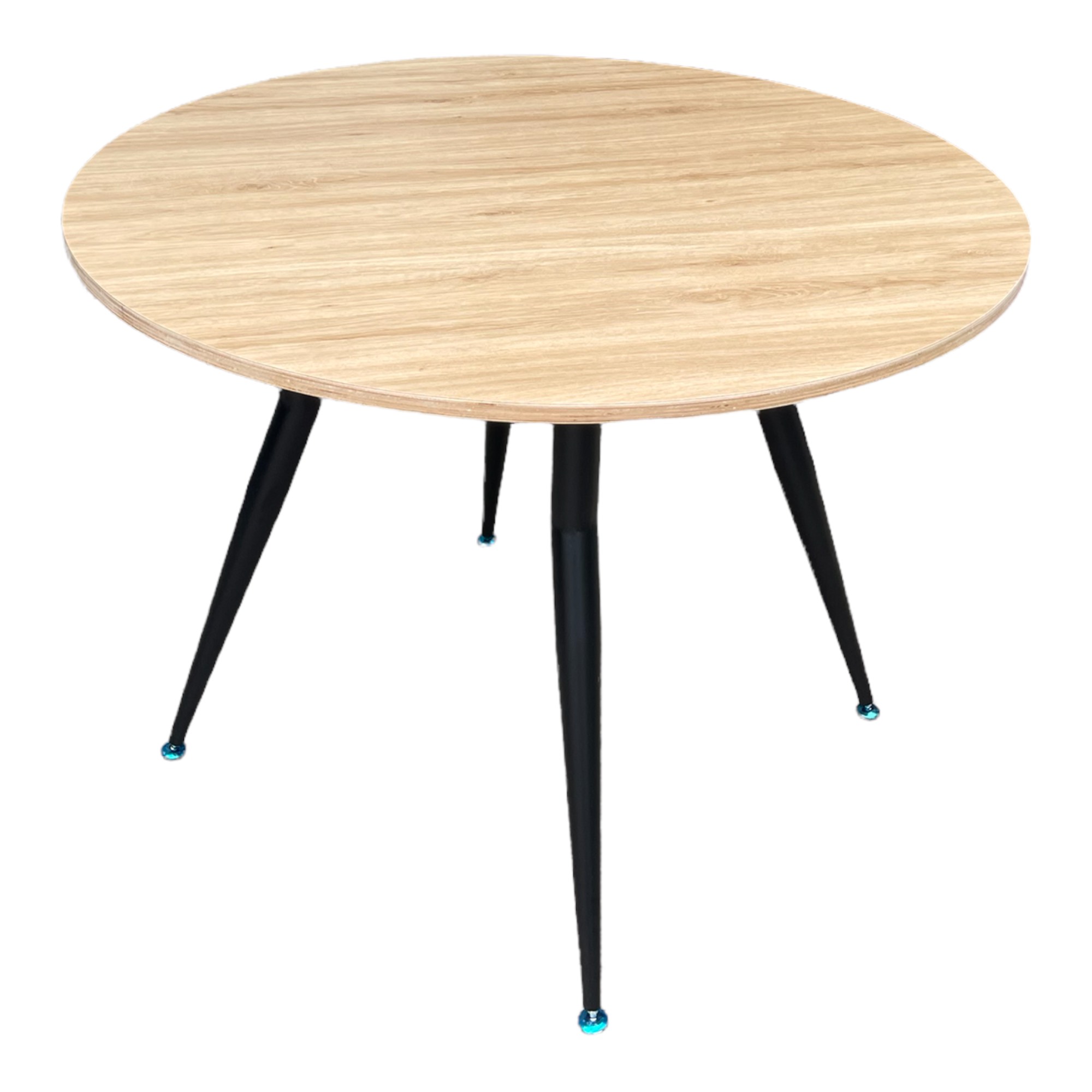 Bàn tròn 1m gỗ Plywood chân sắt côn Bàn tròn 1m gỗ Plywood chân sắt côn - hình 3