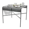 Bàn vuông ngoài trời 80x80cm sắt sơn tĩnh điện